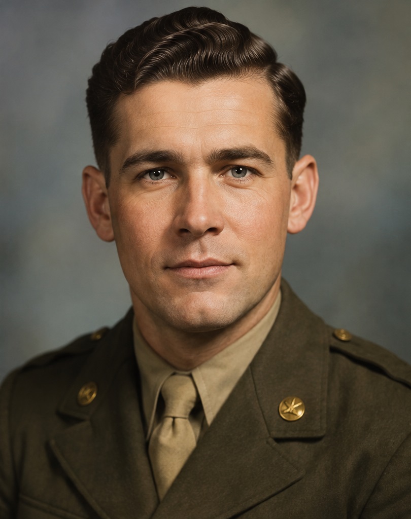 Colorized photo result after AI colorization